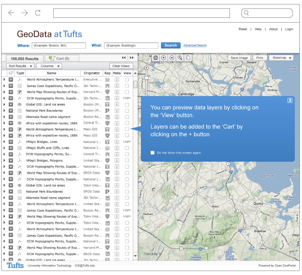 GeoData at Tufts